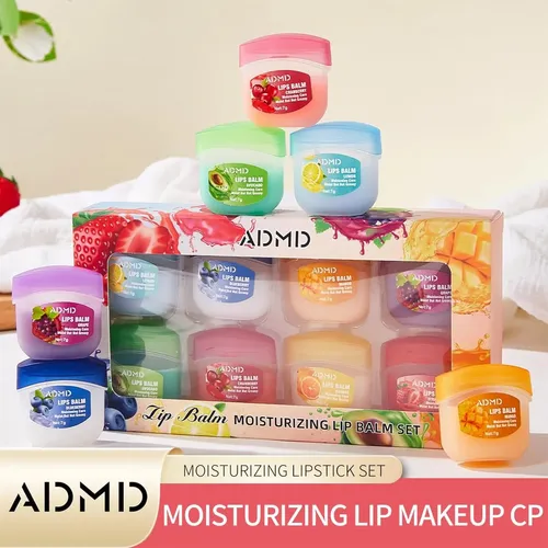 Set 8 Bálsamos Labiales Hidratantes En Pote