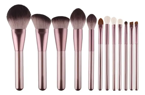 Juego De 12 Pinceles Maquillaje Herramientas Sin Embalaje