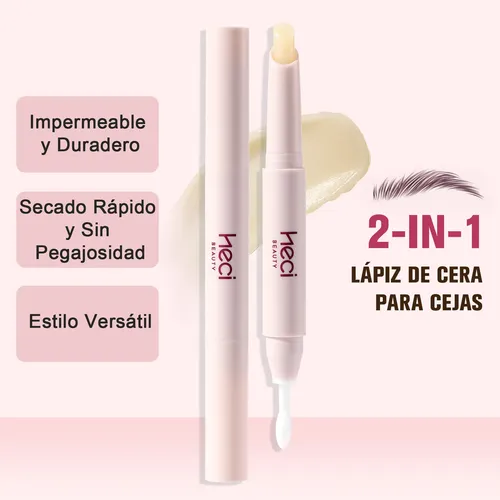 Bolígrafo De Cera Natural Para Cejas Heci Beauty, Duradero Y Rosa Claro 0301606351870