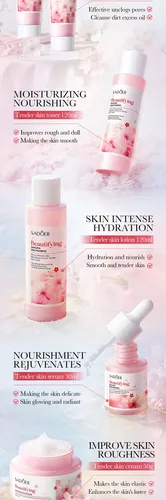Set Hidratante Para El Cuidado De La Piel Con Niacinamida, E