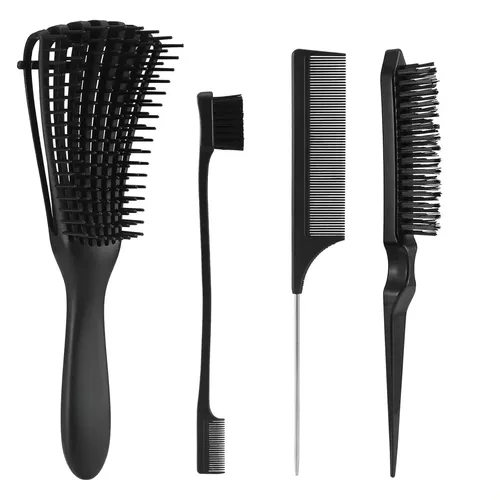 Set De Peines Para Peinar Cabello Rizado
