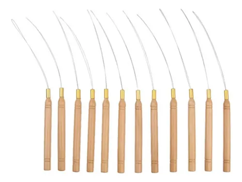 I A 12x Micro Anillo De Extensión De Pelo Gancho Herramienta