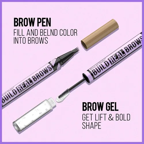 Lápiz De Cejas 2-en-1 Imethod Marrón Oscuro Con Gel