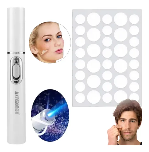Laser Uv Elimina Acne Granos + 36 Parches Acné Transparentes Tipo De Piel Todo Tipo De Piel