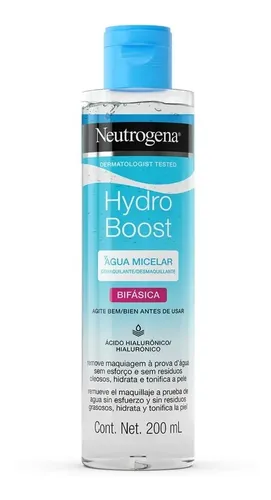 Neutrogena Hydro Boost Agua Micelar Bifasica X 200 Ml