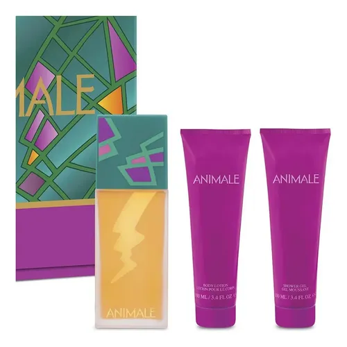 Set Animale 3Pzs 100ml para mujer