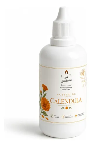 Aceite De Caléndula Natural 30cc Grado Cosmético