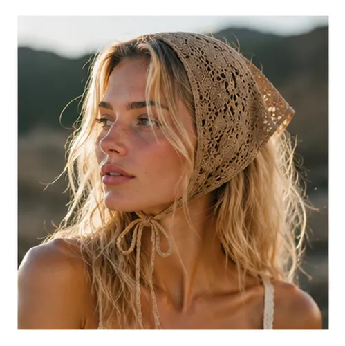 * 3pcs Diadema Bandana Tejida A Crochet Para Pelo
