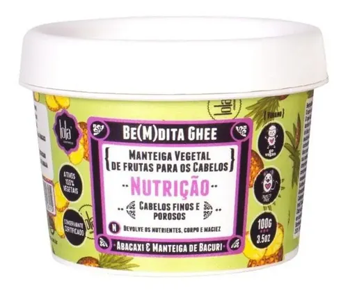 Tratamiento Capilar Lola Cosmetics Manteca De Bacuri Rulos