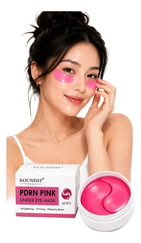 Parche Contorno Ojos Pdrn Rosa Kounish Original 60 Pcs