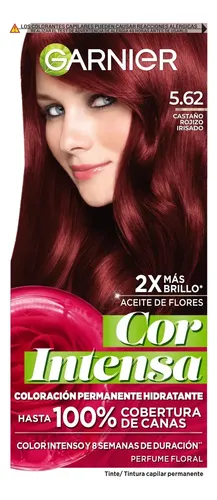 Kit Tintura Permanente Cor Intensa Tono 5.62 Garnier