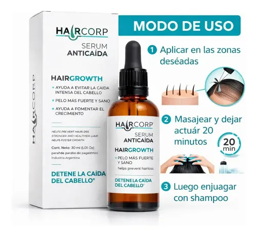 Haircorp Serum Anticaida X 2 + Masajeador Capilar De