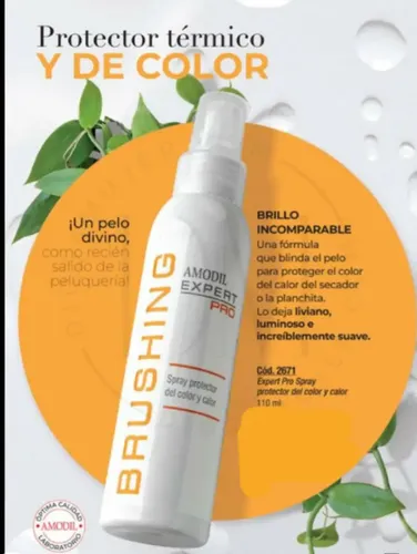 Amodil Expert Brushing Spray Capilar Protec De Color Y Calor
