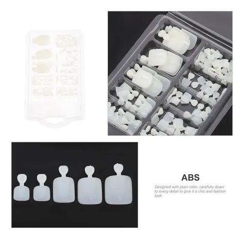 3 Cajas Para Decoración De Uñas Con Puntas Postizas Para Niñ