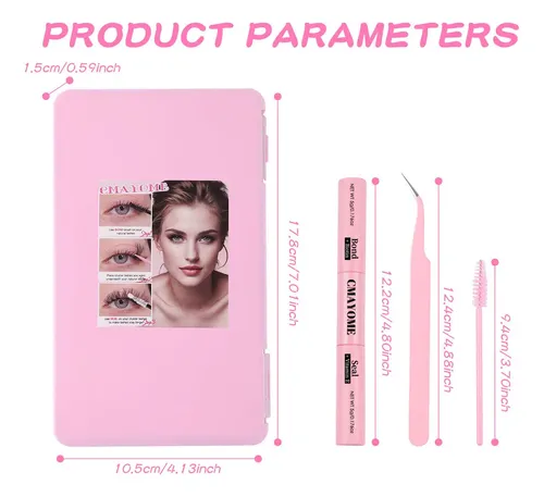 [jjm] Cmayome 640pcs Kit 4 Estilos, D-curl 10-100d With