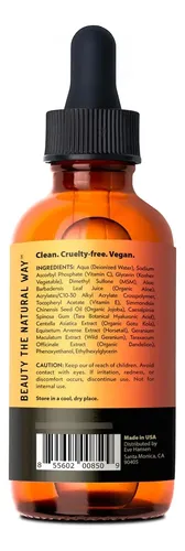 Sérum Hidratante Con Vitamina C 76% Orgánico De Eve Hansen,  Todo Tipo De Piel Día/noche