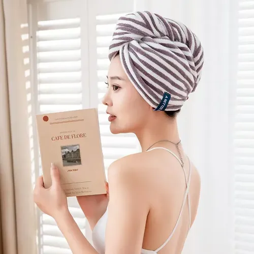 Toalla Turbante For Secado Rápido De Cabello