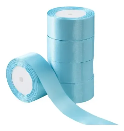 O.o 5 Rollos De Listón De Regalo De 4 Cm, Decoración De O Rb
