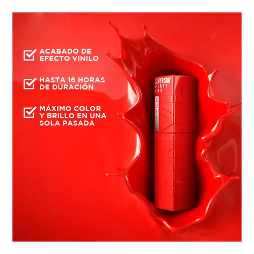 Labial Líquido Maybelline Superstay Vinyl Ink Lippy Tono 10