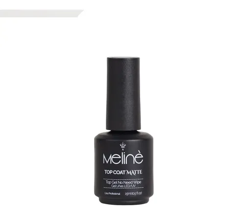 Meline Top Coat Mate Semipermanente para Uñas de 14 mL