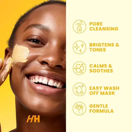 Mascarilla Facial De Arcilla De Cúrcuma Y Vitamina C