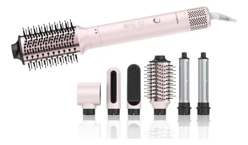 Set Secador De Pelo Multiuso 6 En 1 Winco W199 Brushless