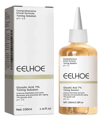 Tónico Facial Eelhoe Ácido Glicólico 7% 100ml Todo Tipo De Piel Día/noche