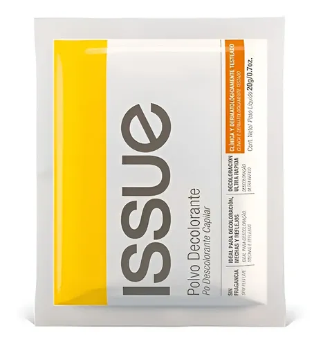 Polvo Decolorante Issue Active 1 Sachets De 20g Tono S/tono