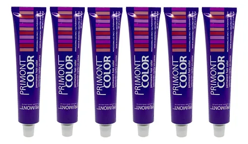 Primont Color X6 Tintura Coloración Cabello 60gr C/amoniaco