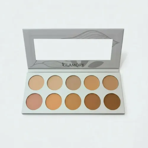 Paleta De 10 Correctores Cremosos Acabado Natural Glamory