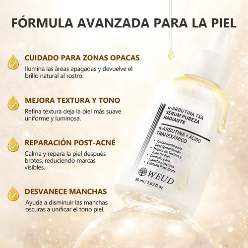 Weud Sérum Antimanchas Iluminador Arbutina Y Txa 50ml