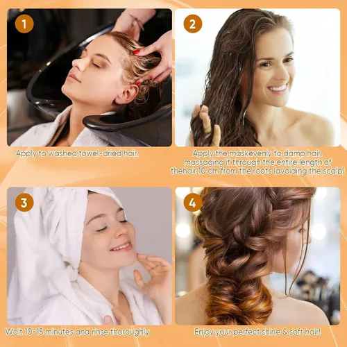 Mascarilla De Turmeric Con Keratina Hidrolizada
