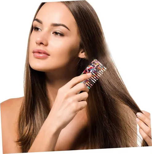 Peine De Dientes Anchos Antiestático Para Cuidado Delcabello