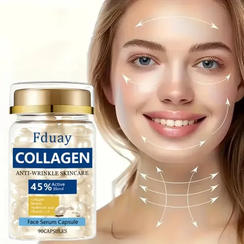 Cápsulas Faciales Colágeno Ácido Hialurónico Antiedad Todo Tipo De Piel Día/noche