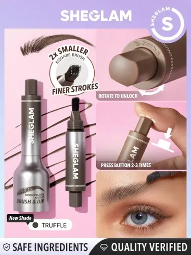 Sheglam Lápiz Para Cejas Brow Fection Brocha Y Dip Color Truffle