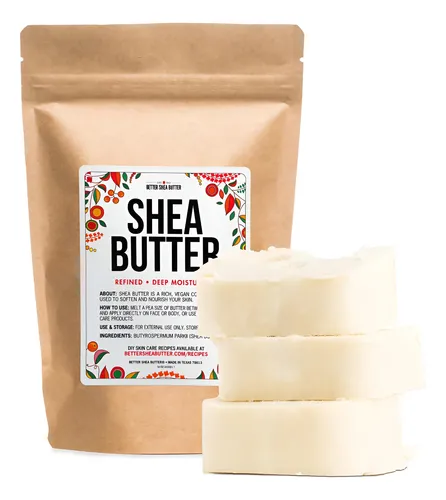 Manteca De Karité Better, Refinada, 100% Pura, 454 G