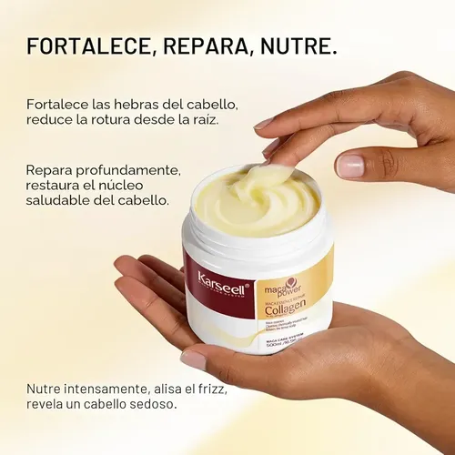 Máscara Capilar Karseell Maca Power Colageno Activo X 500ml