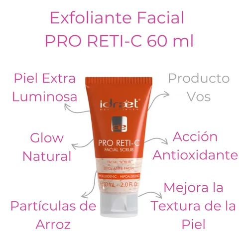 Rutina Skincare Piel Seca Antiage Retinol Hialuronico Idraet