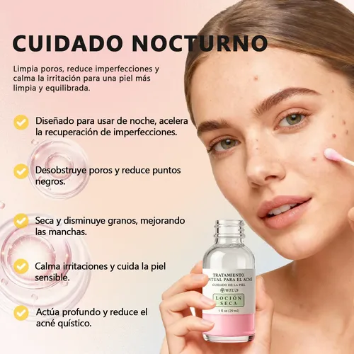 Kit Weud Skincare 7 En 1 Antiacné Hidratante Rostro Cuello