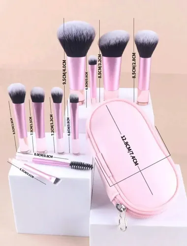 Yan Brochas De Maquillaje – Set 10 Piezas