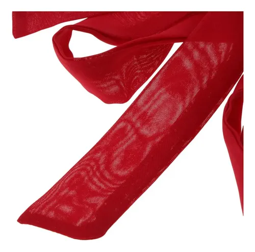 2 Elástico Para El Cabello Rojo Vino