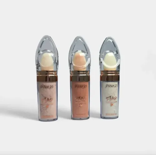 Polvo De Hadas Iluminador Facial Corporal Brillo Pink 21