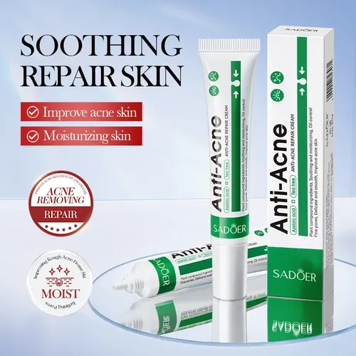 Crema Antiacné Sadoer Cuidado Facial Reparador Y Calmante P