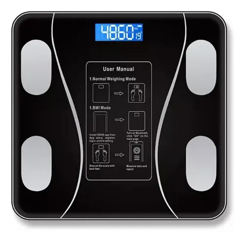 Balanza Digital Ogaan Bluetooth 180kg Con App Imc Grasa Corporal