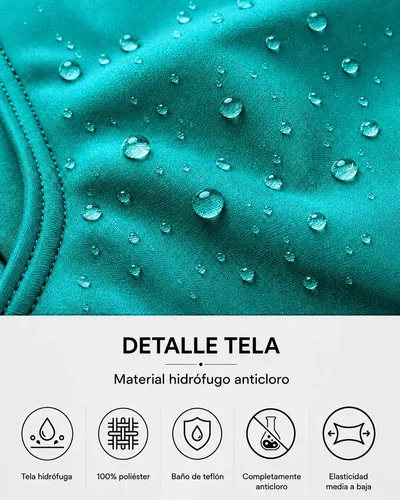 Traje De Baño Deportivo + Gorra Gl Anticloro – Talles Reales