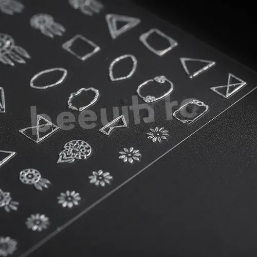 Stickers Decoración Uñas Planchas Nail Art Manicuria Tatoo
