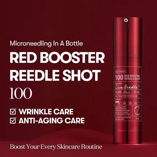 Vt Cosmetics Red Booster Reedle Shot 100 Antioxidante X50ml