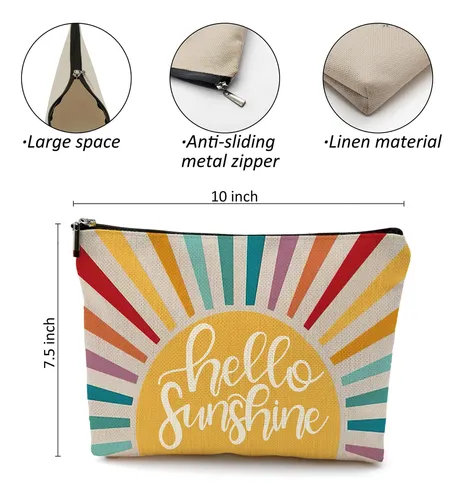Bolsa De Maquillaje Ohsul Hello Sunshine Inspiradora Para Vi