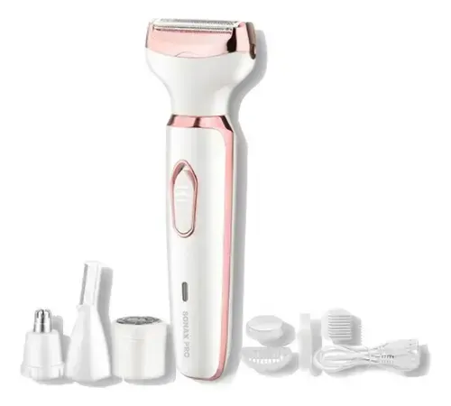 Depiladora Electrica 4 En 1 Portatil Usb Mujer Cuerpo Cara