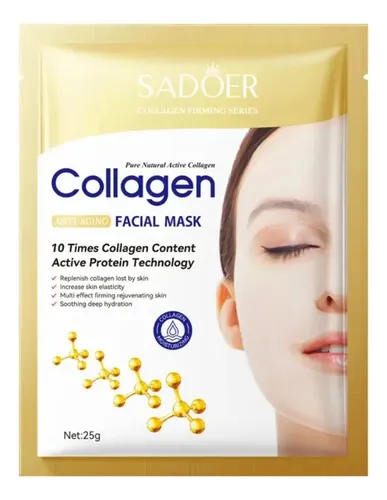 10 Mascarillas Colágeno Antiarrugas Coreano Hidratante Todo Tipo De Piel